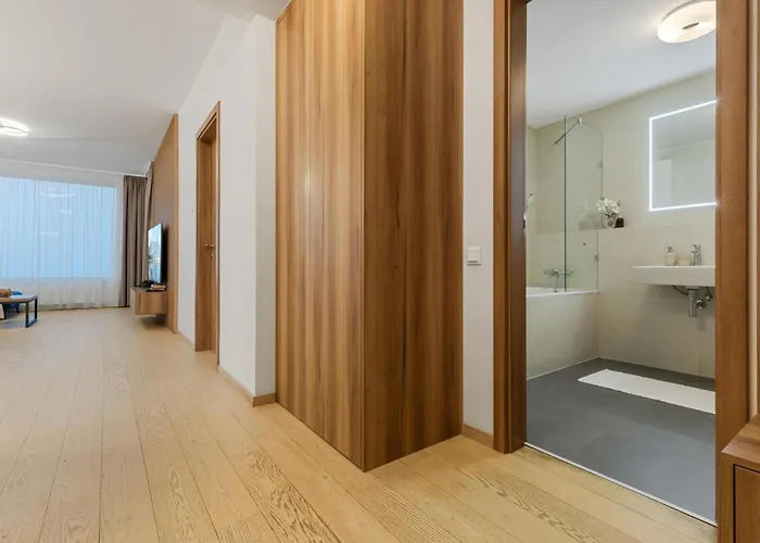 아파트 Breathtaking Castle View - Modern Sky Park